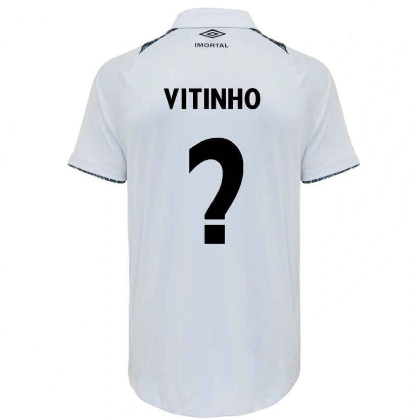 Danxen Kvinnor Vitinho #0 Vit Blå Bortatröja Matchtröjor 2025/26 Tröjor T-Tröja