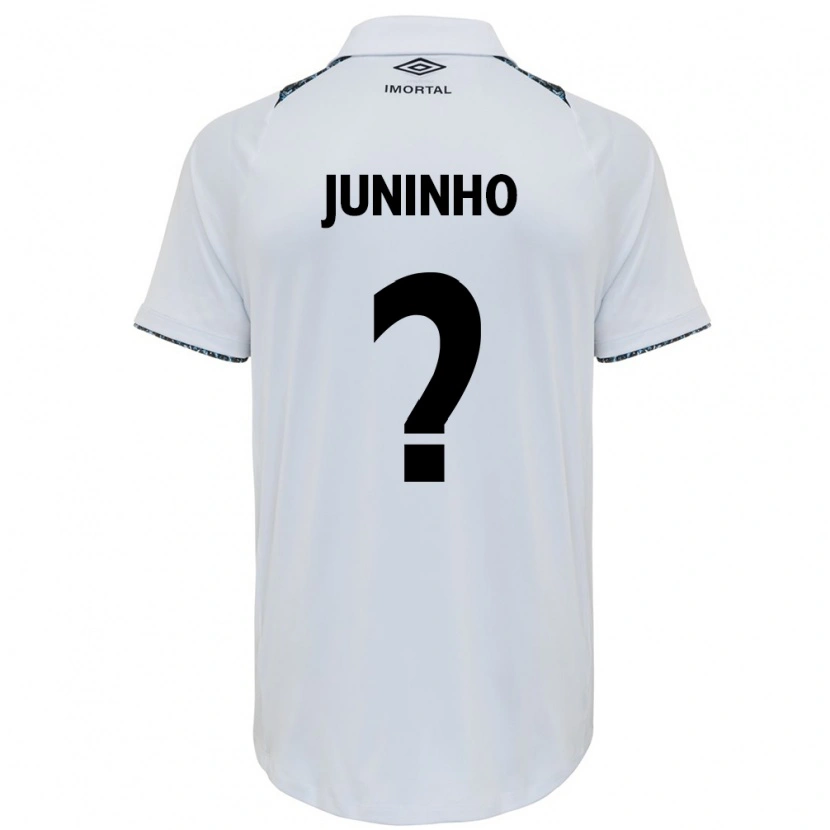 Danxen Kvinnor Juninho #0 Vit Blå Bortatröja Matchtröjor 2025/26 Tröjor T-Tröja