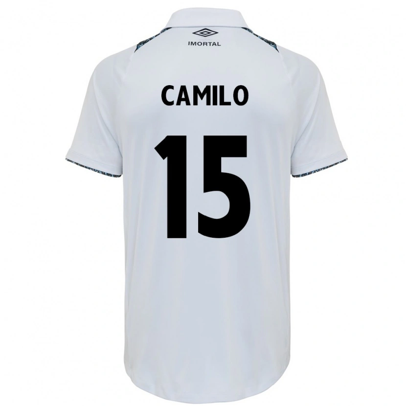 Danxen Kvinnor Camilo #15 Vit Blå Bortatröja Matchtröjor 2025/26 Tröjor T-Tröja