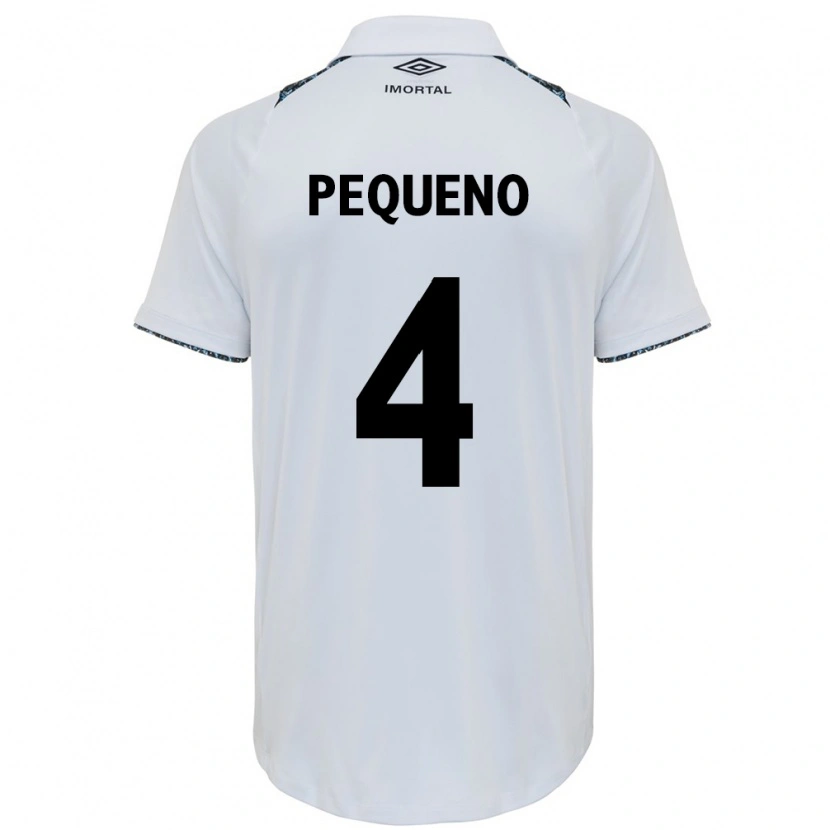 Danxen Kvinnor Paula Renata Marques Pequeno #4 Vit Blå Bortatröja Matchtröjor 2025/26 Tröjor T-Tröja