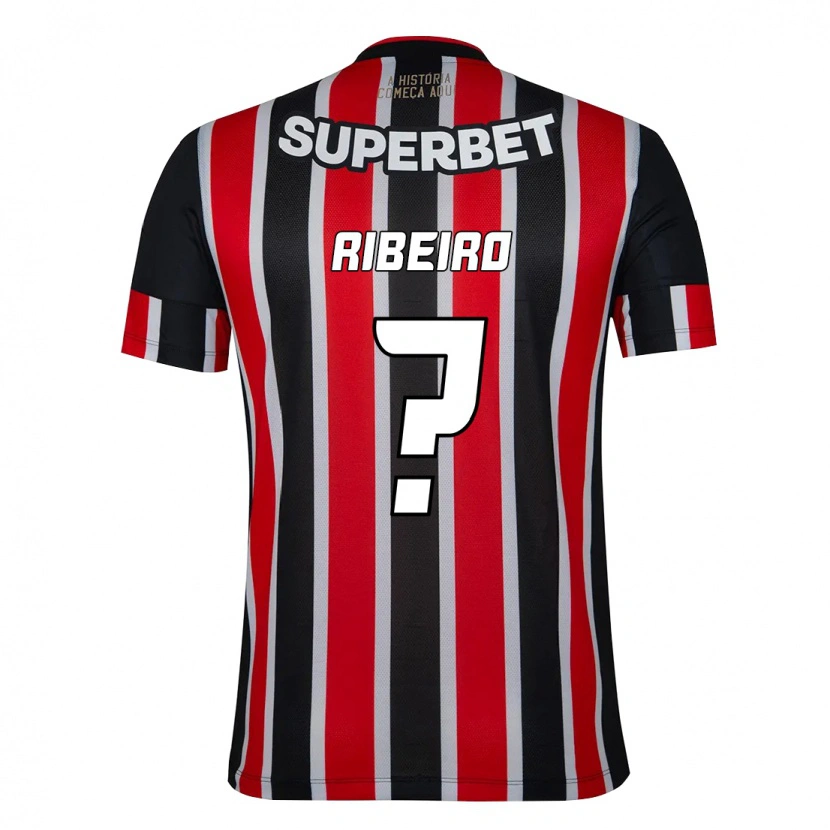 Danxen Kvinnor Thiago Ribeiro #0 Svart Röd Bortatröja Matchtröjor 2025/26 Tröjor T-Tröja