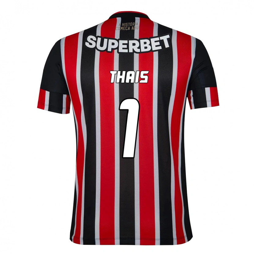 Danxen Kvinnor Thais #1 Svart Röd Bortatröja Matchtröjor 2025/26 Tröjor T-Tröja