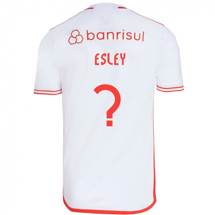 Danxen Kvinnor Esley #0 Vit Röd Bortatröja Matchtröjor 2025/26 Tröjor T-Tröja
