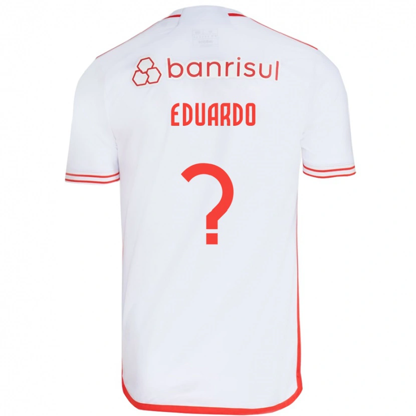 Danxen Kvinnor Carlos Eduardo #0 Vit Röd Bortatröja Matchtröjor 2025/26 Tröjor T-Tröja
