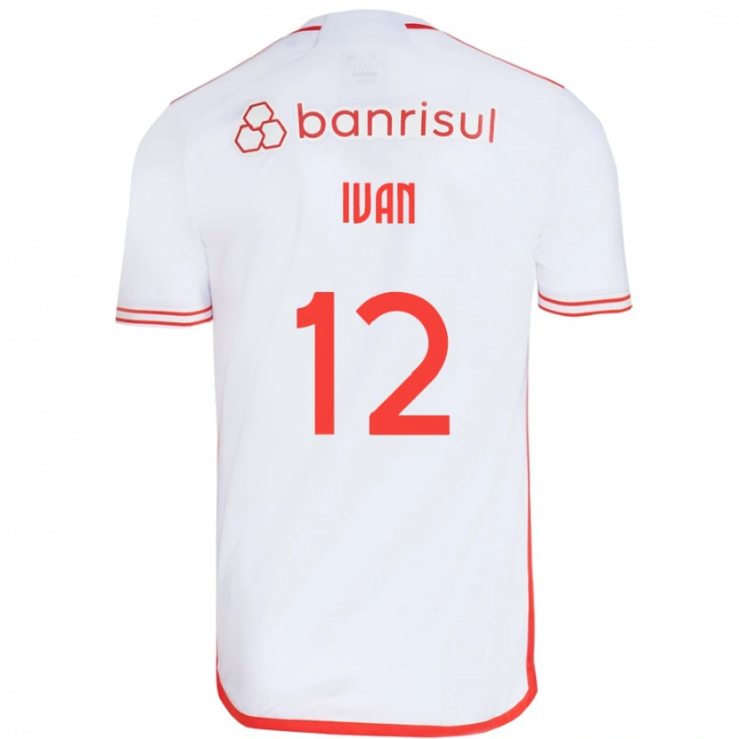 Danxen Kvinnor Ivan #12 Vit Röd Bortatröja Matchtröjor 2025/26 Tröjor T-Tröja