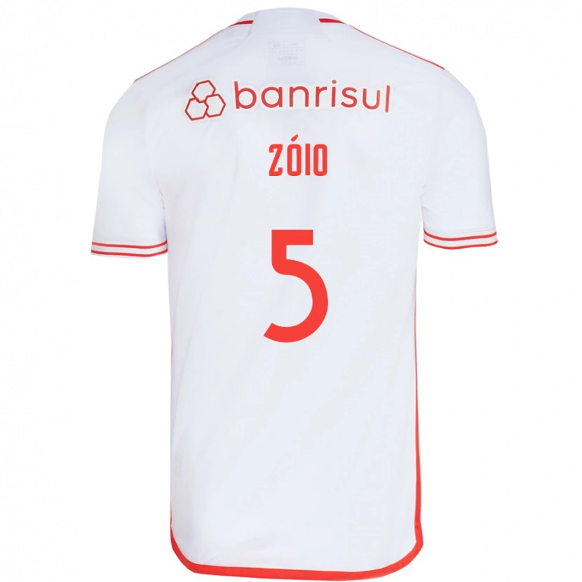 Danxen Kvinnor Zóio #5 Vit Röd Bortatröja Matchtröjor 2025/26 Tröjor T-Tröja