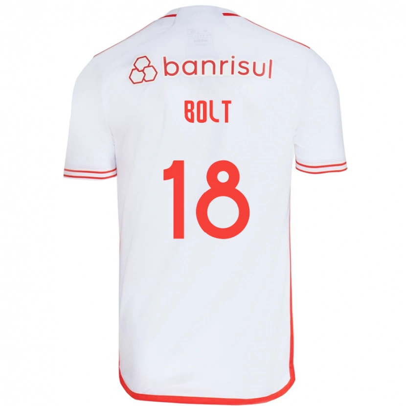 Danxen Kvinnor Tamara Bolt #18 Vit Röd Bortatröja Matchtröjor 2025/26 Tröjor T-Tröja