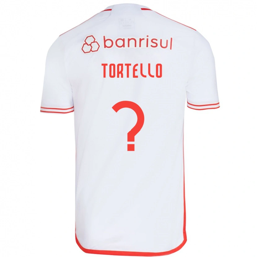 Danxen Kvinnor Tortello #0 Vit Röd Bortatröja Matchtröjor 2025/26 Tröjor T-Tröja
