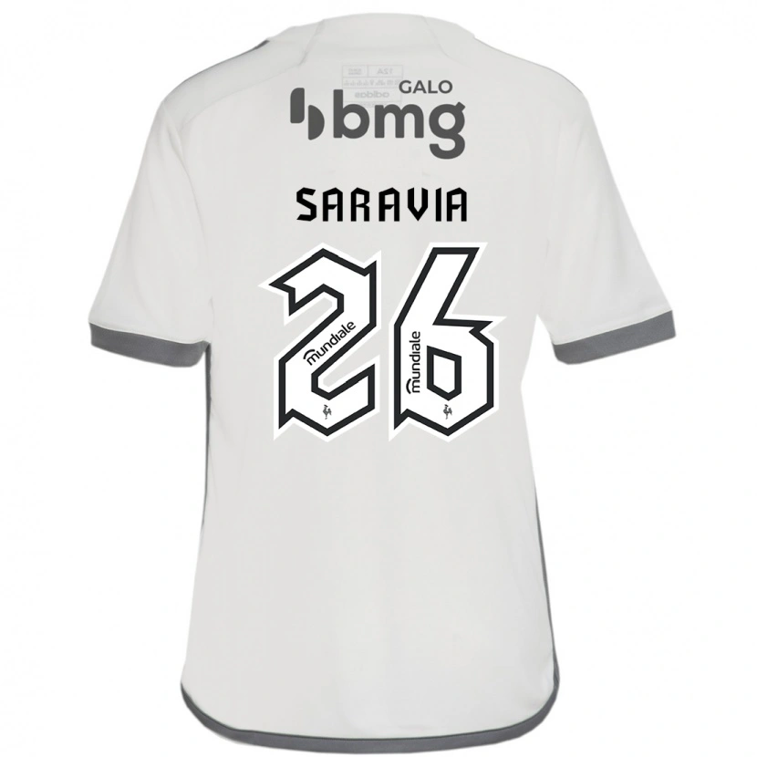 Danxen Kvinnor Renzo Saravia #26 Off-White Bortatröja Matchtröjor 2025/26 Tröjor T-Tröja