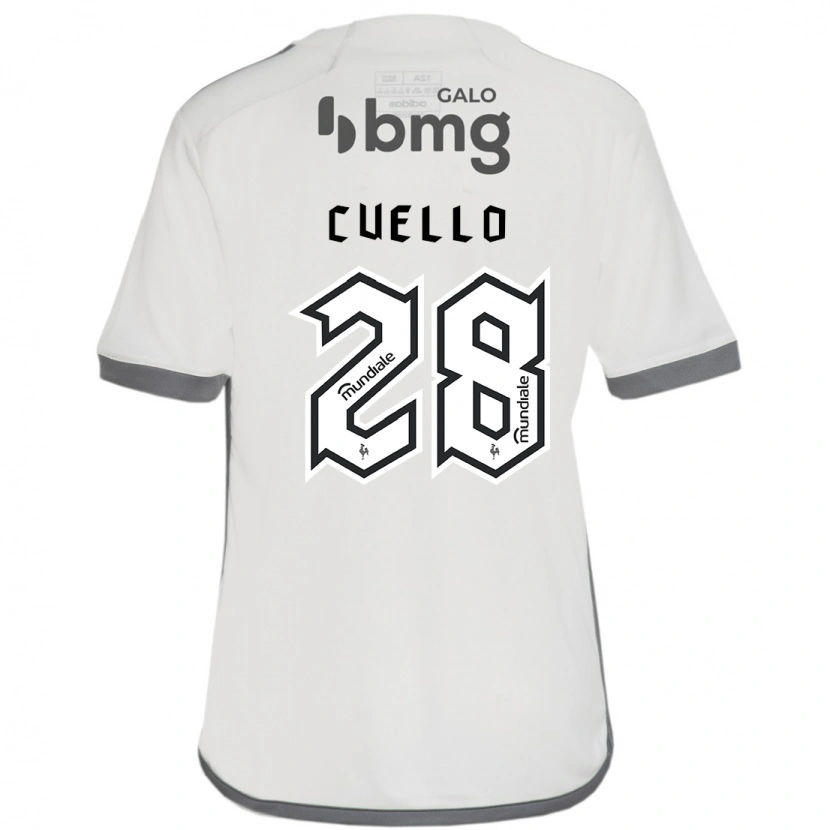 Danxen Kvinnor Tomás Cuello #28 Off-White Bortatröja Matchtröjor 2025/26 Tröjor T-Tröja