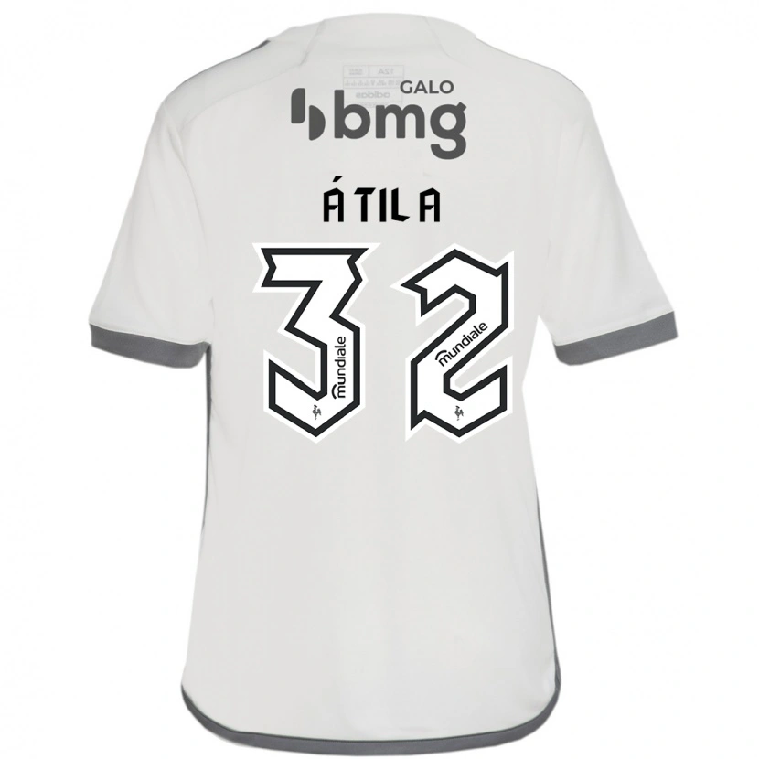 Danxen Kvinnor Gabriel Átila #32 Off-White Bortatröja Matchtröjor 2025/26 Tröjor T-Tröja