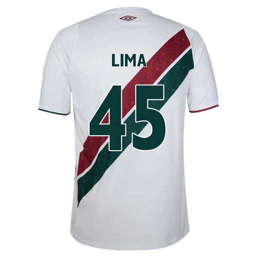 Danxen Kvinnor Lima #45 Vit Grön Vinröd Bortatröja Matchtröjor 2025/26 Tröjor T-Tröja