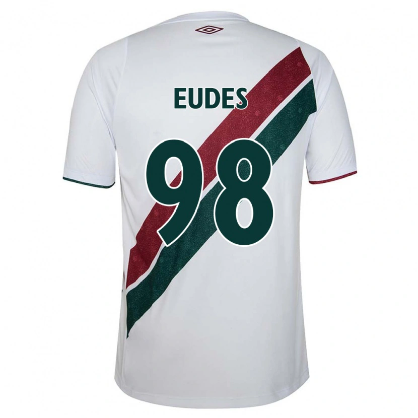 Danxen Kvinnor Vitor Eudes #98 Vit Grön Vinröd Bortatröja Matchtröjor 2025/26 Tröjor T-Tröja