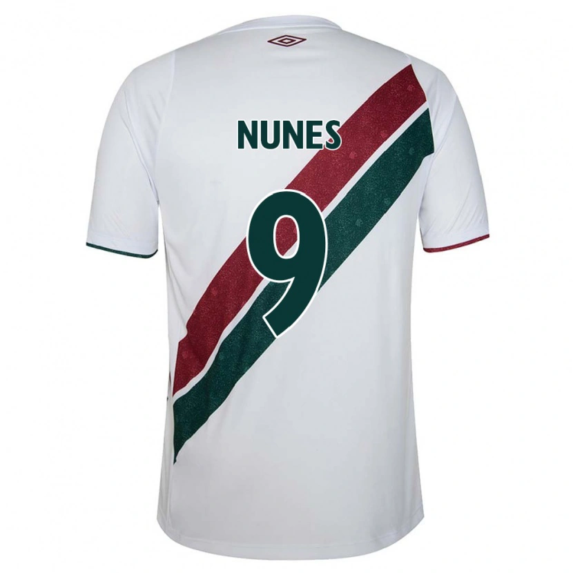Danxen Kvinnor Carla Nunes #9 Vit Grön Vinröd Bortatröja Matchtröjor 2025/26 Tröjor T-Tröja