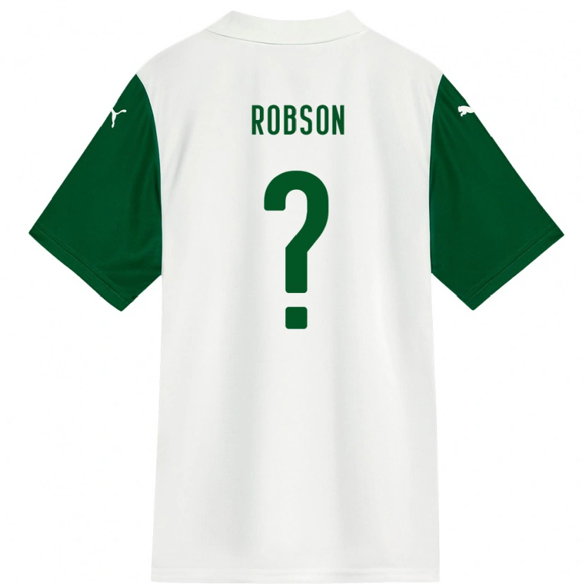Danxen Kvinnor Robson #0 Vit Grön Bortatröja Matchtröjor 2025/26 Tröjor T-Tröja