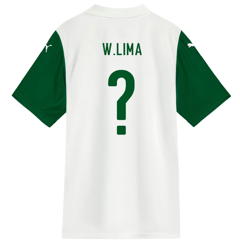 Danxen Kvinnor Wesley Lima #0 Vit Grön Bortatröja Matchtröjor 2025/26 Tröjor T-Tröja