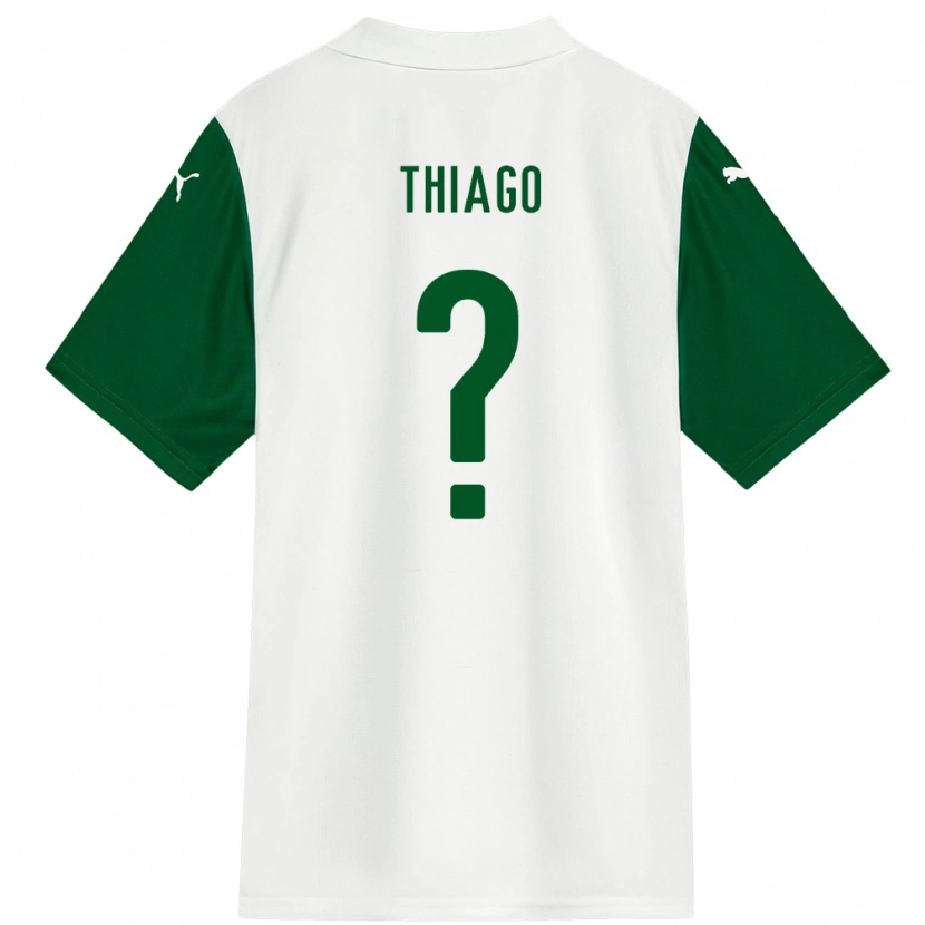 Danxen Kvinnor Thiago #0 Vit Grön Bortatröja Matchtröjor 2025/26 Tröjor T-Tröja