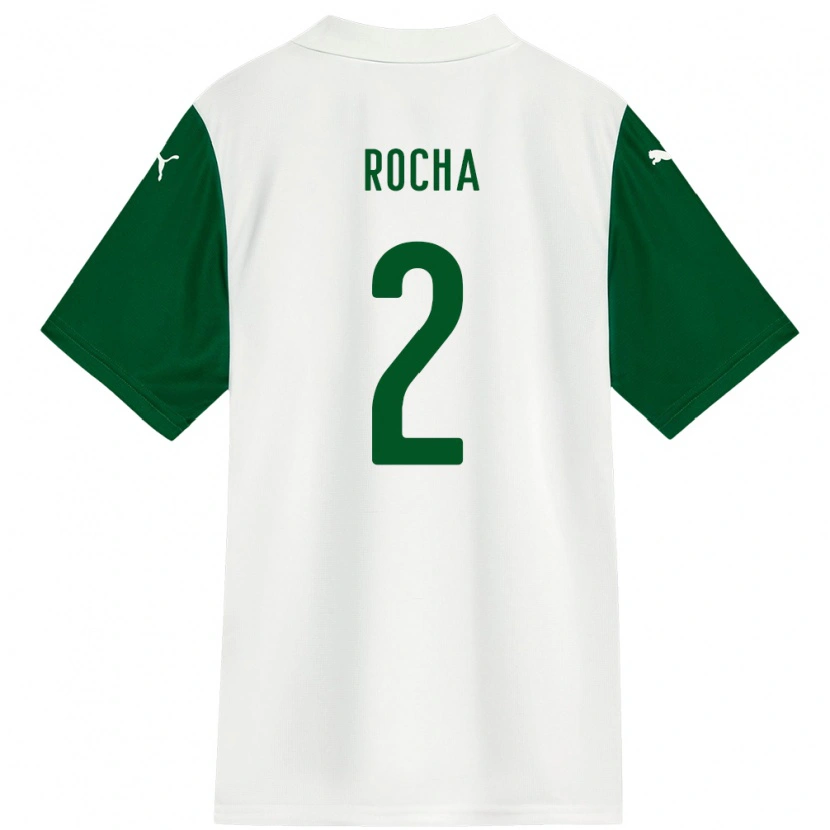 Danxen Kvinnor Marcos Rocha #2 Grön Vit Bortatröja Matchtröjor 2025/26 Tröjor T-Tröja