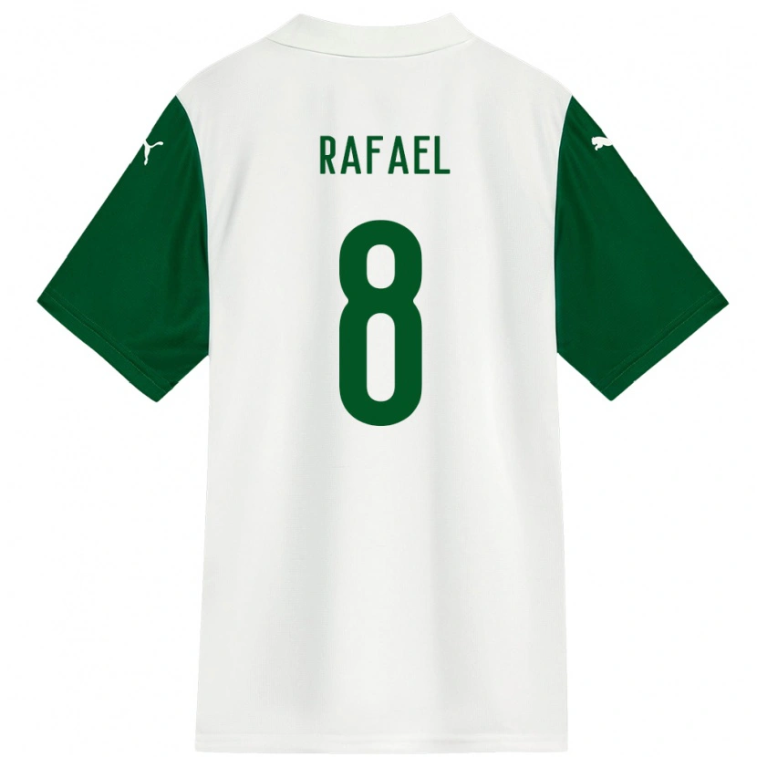 Danxen Kvinnor Zé Rafael #8 Vit Grön Bortatröja Matchtröjor 2025/26 Tröjor T-Tröja