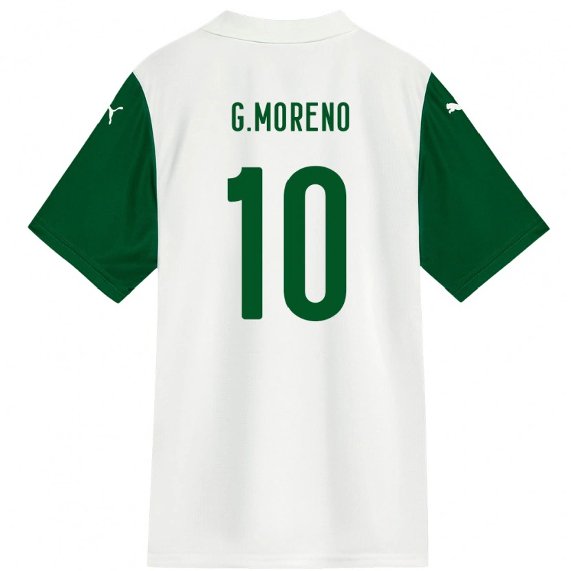 Danxen Kvinnor Gerardo Moreno #10 Vit Grön Bortatröja Matchtröjor 2025/26 Tröjor T-Tröja