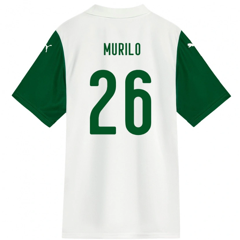 Danxen Kvinnor Murilo #26 Vit Grön Bortatröja Matchtröjor 2025/26 Tröjor T-Tröja