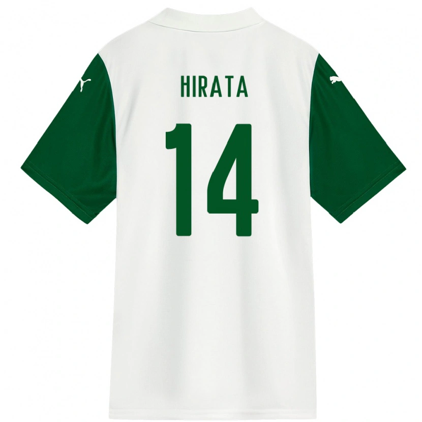 Danxen Kvinnor Bruna Hirata #14 Vit Grön Bortatröja Matchtröjor 2025/26 Tröjor T-Tröja