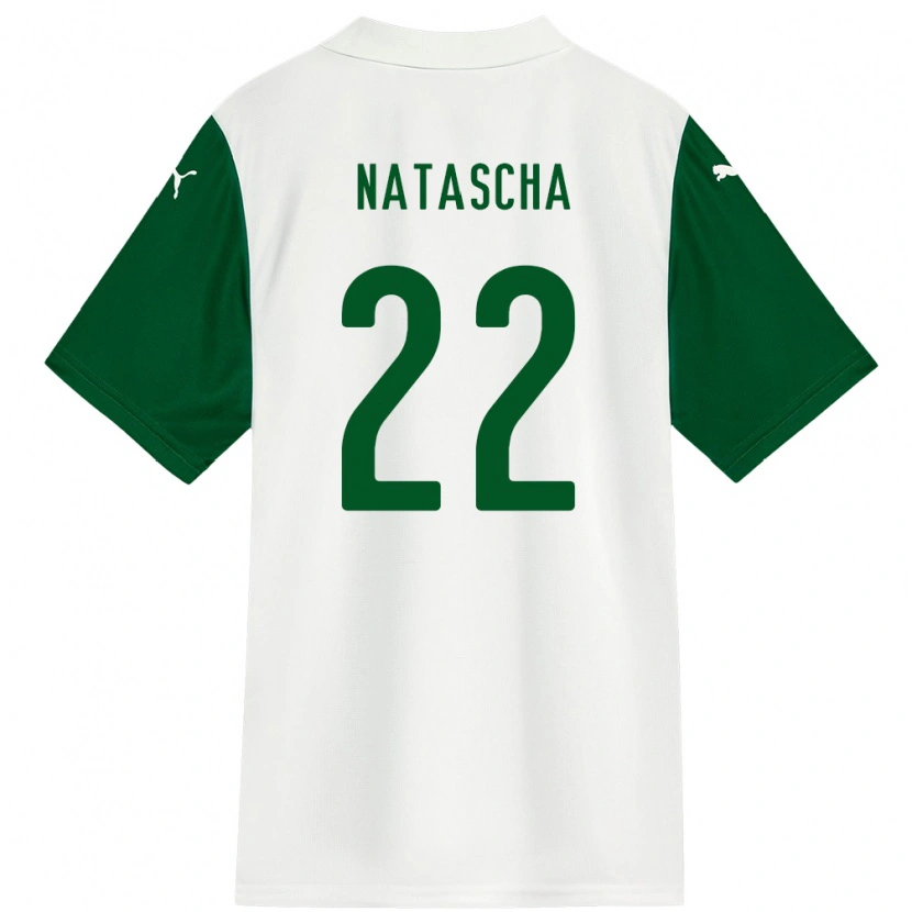 Danxen Kvinnor Natascha #22 Vit Grön Bortatröja Matchtröjor 2025/26 Tröjor T-Tröja