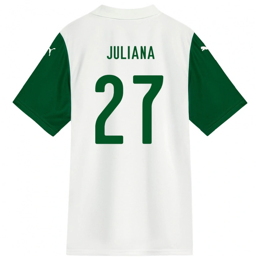Danxen Kvinnor Juliana #27 Vit Grön Bortatröja Matchtröjor 2025/26 Tröjor T-Tröja
