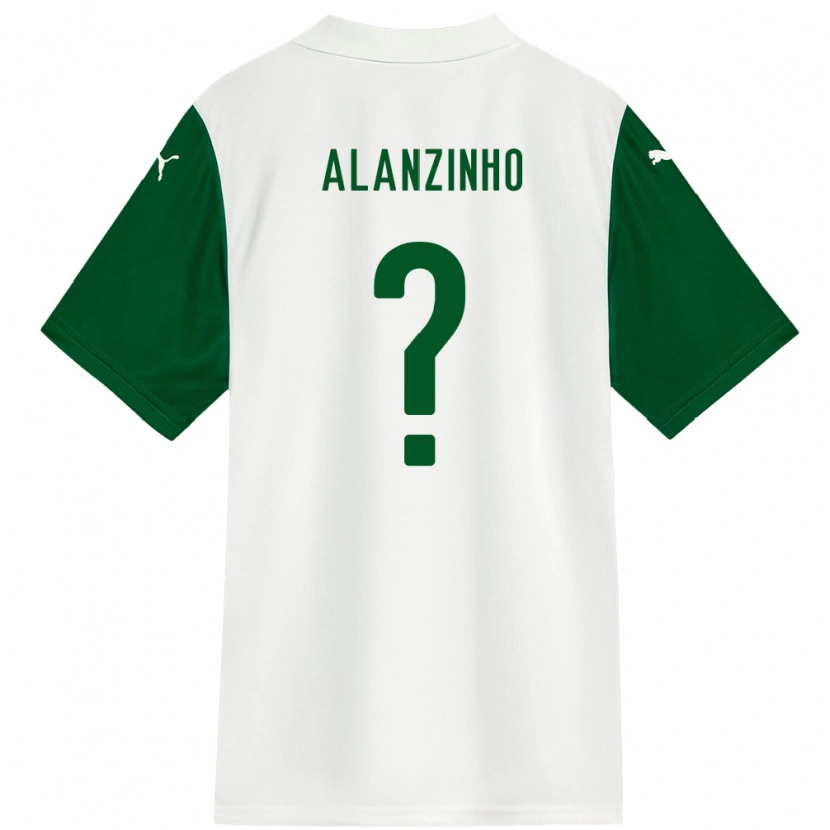 Danxen Kvinnor Alanzinho #0 Vit Grön Bortatröja Matchtröjor 2025/26 Tröjor T-Tröja