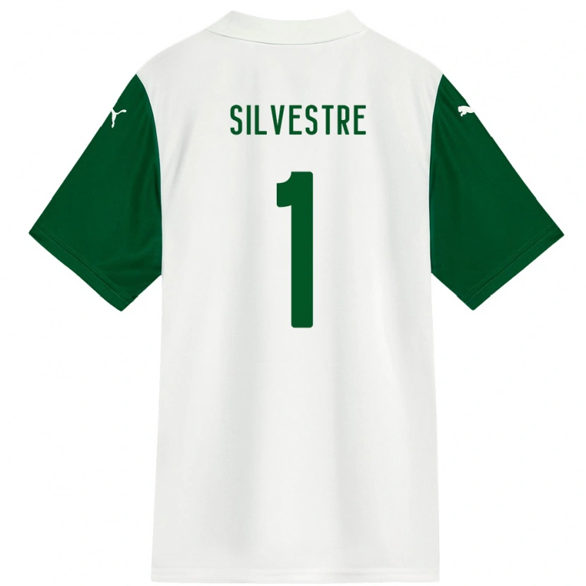 Danxen Kvinnor Vinicius Silvestre #1 Vit Grön Bortatröja Matchtröjor 2025/26 Tröjor T-Tröja
