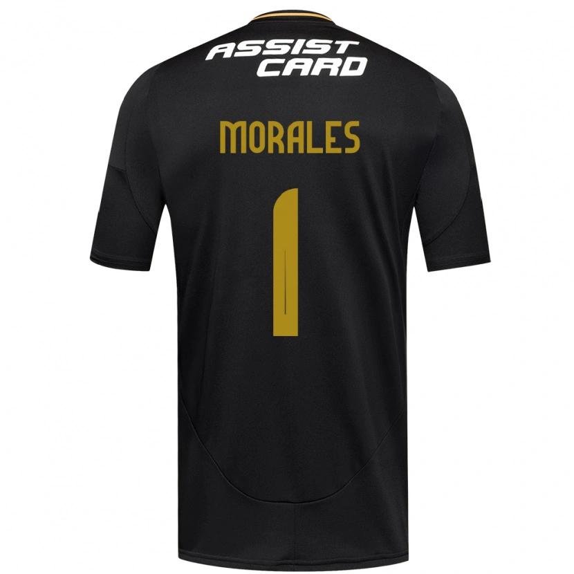 Danxen Kvinnor Benjamín Morales #1 Svart Vit Bortatröja Matchtröjor 2025/26 Tröjor T-Tröja