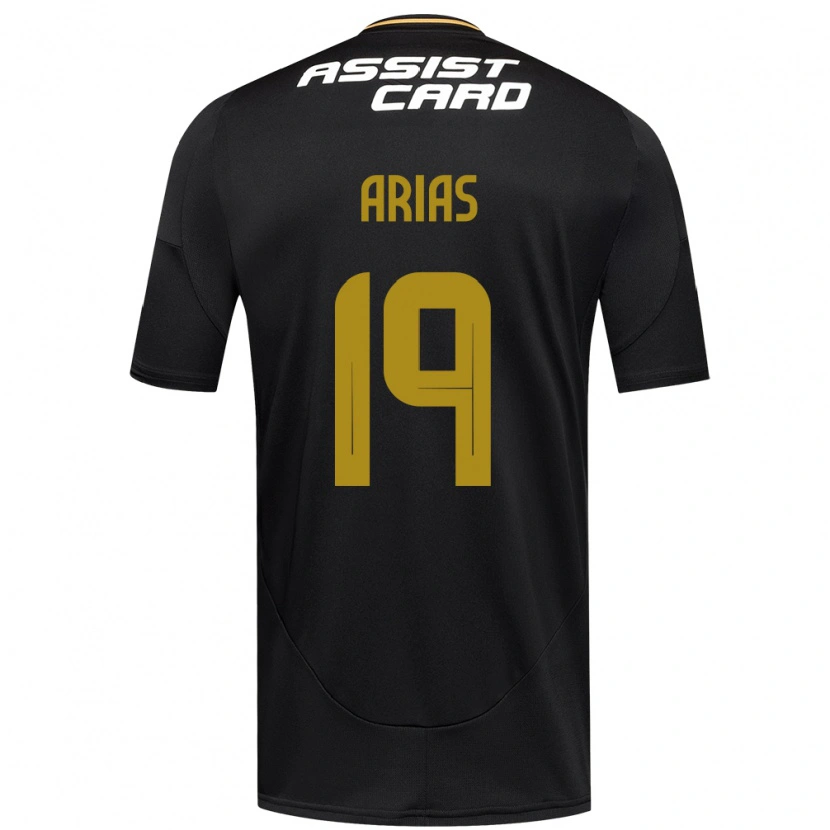 Danxen Kvinnor Bastián Arias #19 Svart Vit Bortatröja Matchtröjor 2025/26 Tröjor T-Tröja