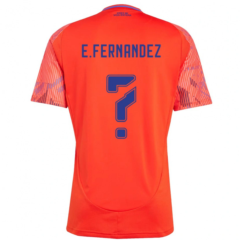 Danxen Kvinnor Enzo Fernández #0 Orange Röd Bortatröja Matchtröjor 2025/26 Tröjor T-Tröja
