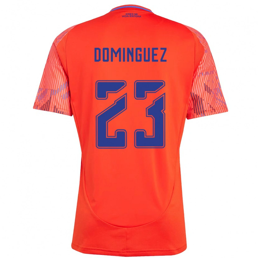 Danxen Kvinnor Nery Dominguez #23 Orange Röd Bortatröja Matchtröjor 2025/26 Tröjor T-Tröja