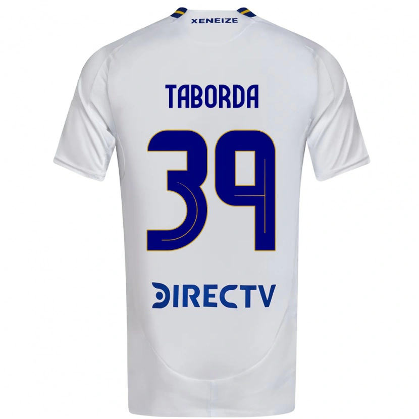 Danxen Kvinnor Vicente Taborda #39 Vit Blå Bortatröja Matchtröjor 2025/26 Tröjor T-Tröja
