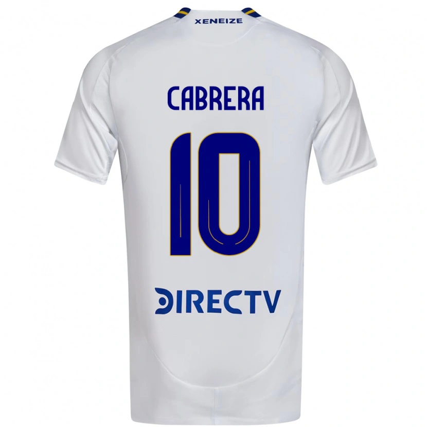 Danxen Kvinnor Micaela Cabrera #10 Vit Blå Bortatröja Matchtröjor 2025/26 Tröjor T-Tröja