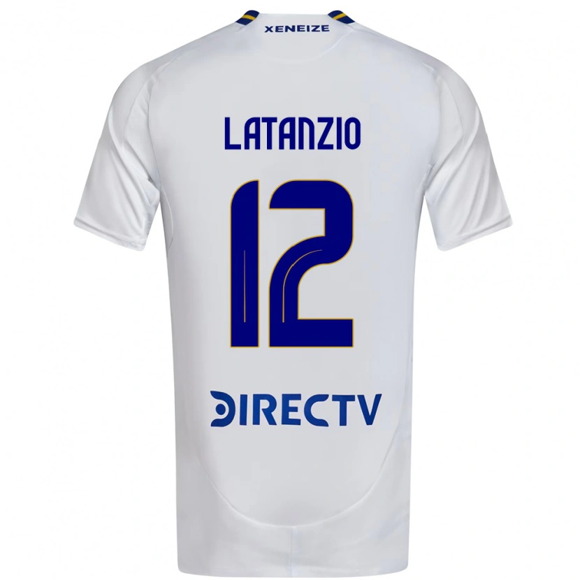 Danxen Kvinnor Florencia Latanzio #12 Vit Blå Bortatröja Matchtröjor 2025/26 Tröjor T-Tröja