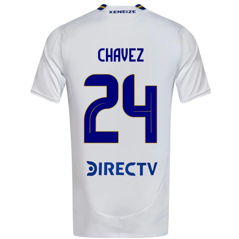 Danxen Kvinnor Gabriela Chavez #24 Vit Blå Bortatröja Matchtröjor 2025/26 Tröjor T-Tröja