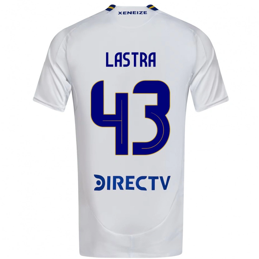 Danxen Kvinnor Agustin Lastra #43 Vit Blå Bortatröja Matchtröjor 2025/26 Tröjor T-Tröja