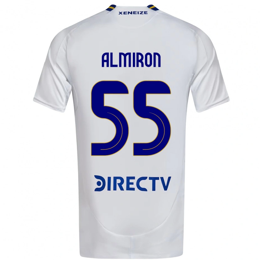 Danxen Kvinnor Ezequiel Almiron #55 Vit Blå Bortatröja Matchtröjor 2025/26 Tröjor T-Tröja