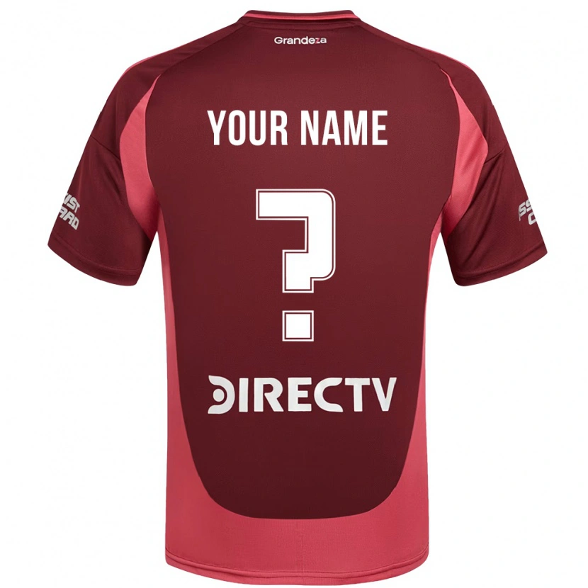 Danxen Kvinnor Ditt Namn #0 Vinröd Magenta Bortatröja Matchtröjor 2025/26 Tröjor T-Tröja