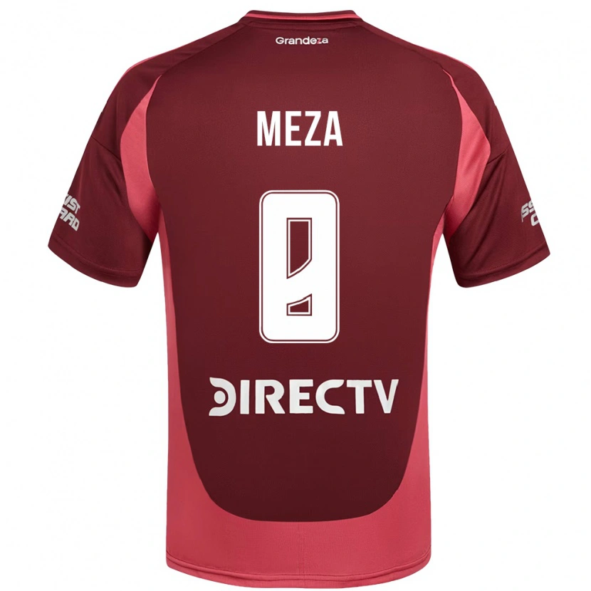 Danxen Kvinnor Maximiliano Meza #8 Vinröd Magenta Bortatröja Matchtröjor 2025/26 Tröjor T-Tröja