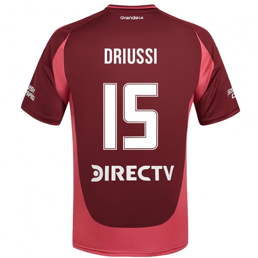 Danxen Kvinnor Sebastián Driussi #15 Vinröd Magenta Bortatröja Matchtröjor 2025/26 Tröjor T-Tröja