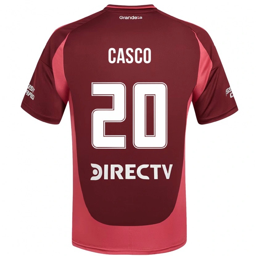 Danxen Kvinnor Milton Casco #20 Vit Röd Bortatröja Matchtröjor 2025/26 Tröjor T-Tröja
