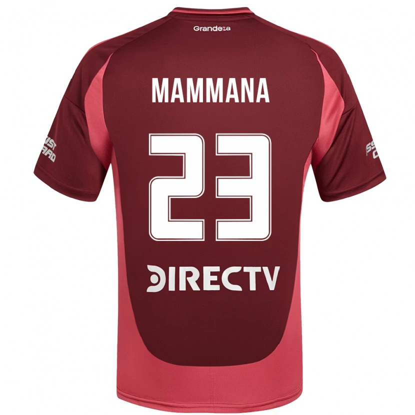 Danxen Kvinnor Emanuel Mammana #23 Vinröd Magenta Bortatröja Matchtröjor 2025/26 Tröjor T-Tröja