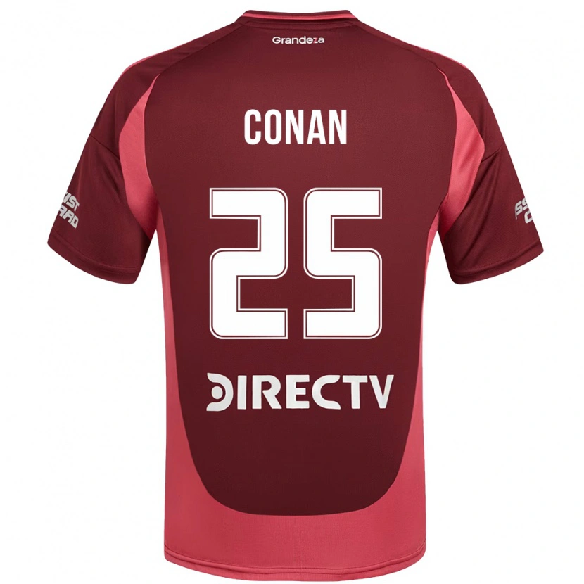 Danxen Kvinnor Conan Ledesma #25 Vinröd Magenta Bortatröja Matchtröjor 2025/26 Tröjor T-Tröja