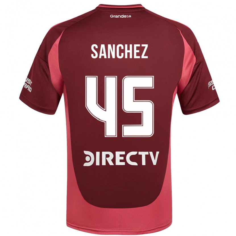 Danxen Kvinnor Sebastián Sánchez #45 Vinröd Magenta Bortatröja Matchtröjor 2025/26 Tröjor T-Tröja