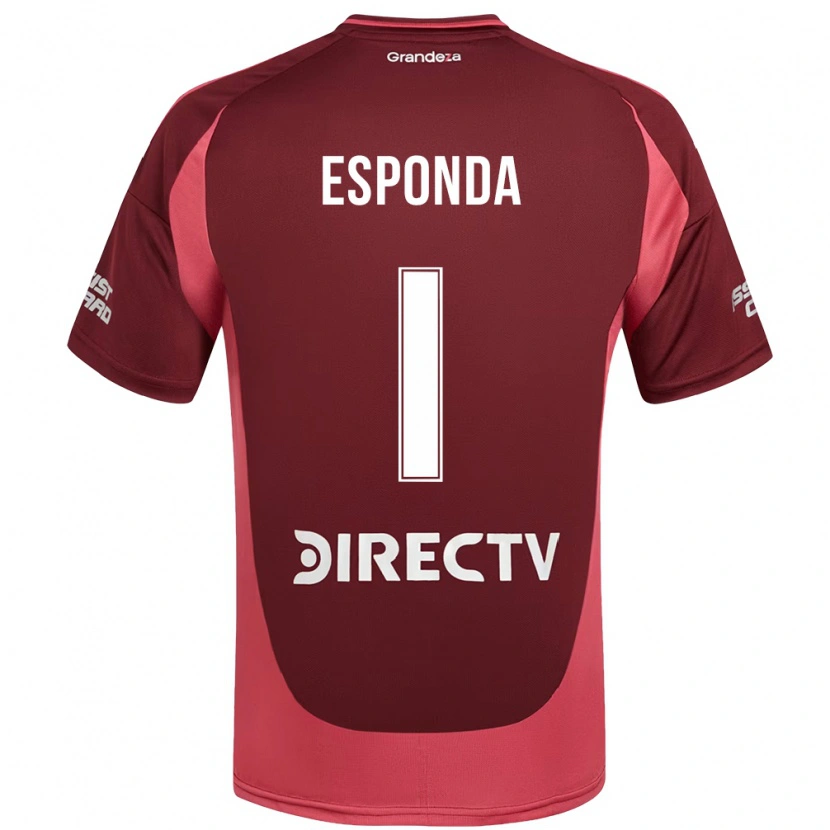 Danxen Kvinnor Lara Esponda #1 Vinröd Magenta Bortatröja Matchtröjor 2025/26 Tröjor T-Tröja