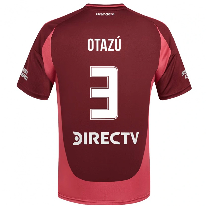 Danxen Kvinnor Milagros Otazú #3 Vinröd Magenta Bortatröja Matchtröjor 2025/26 Tröjor T-Tröja