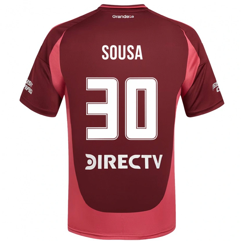 Danxen Kvinnor Ludmila Sousa #30 Vinröd Magenta Bortatröja Matchtröjor 2025/26 Tröjor T-Tröja